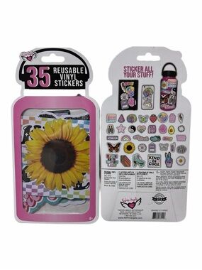 Fashion Angels Reusable Vinyl Sticker Pack of 35